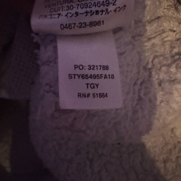 Patagonia Los Gatos Quarter Zip Fleece Pullover Big Kid Sweater size 14 - Picture 5 of 8